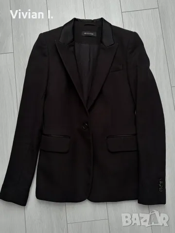 Елегантно черно сако Massimo Dutti