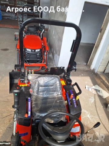 Мини трактор 25 кс с челен товарач, снимка 6 - Селскостопанска техника - 53896440