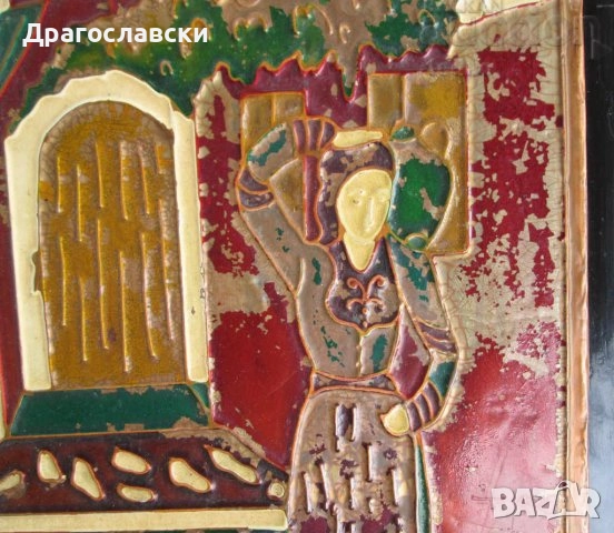  Картини: Млекарка красив голям бродиран гоблен, емайл - мома, картина цветя, снимка 9 - Декорация за дома - 28871110