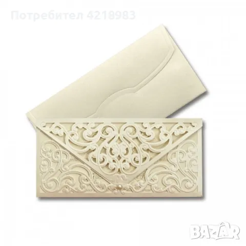 Луксозни лазерно изрязани покани., снимка 2 - Декорация - 49278062