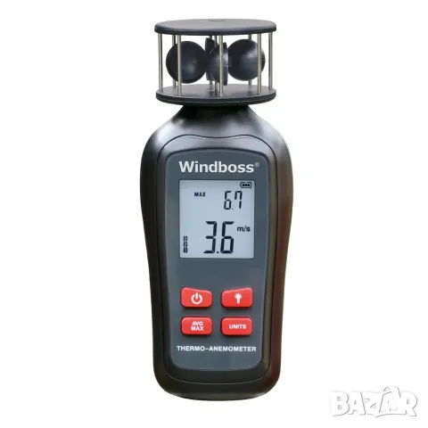 Ветромер Windboss Thermo-Anemometer с калъф 