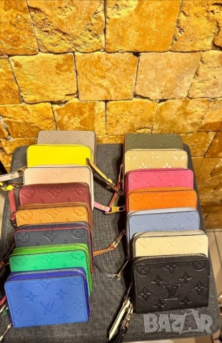 портмонета от естествена кожа в кутия louis vuitton , снимка 8 - Портфейли, портмонета - 52023017