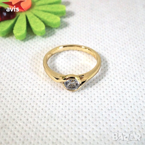 Пръстен с 14К златно покритие 224892