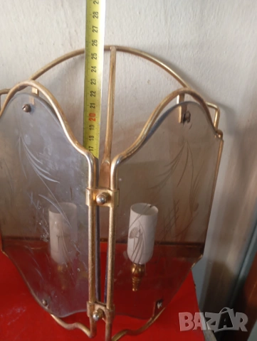 Два винтидж аплика комплект, снимка 4 - Лампи за стена - 54291741