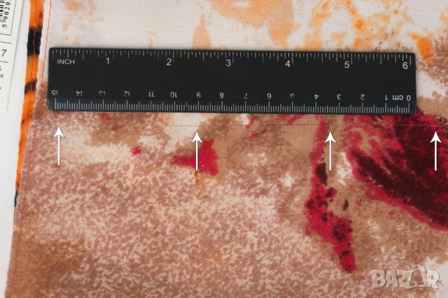 Дамски шал в оранжево и кафяво с ефектен принт Art of polo, снимка 4 - Шалове - 42650845