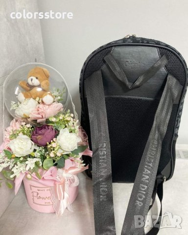 Черна раница Dior код SG251, снимка 3 - Раници - 39036666