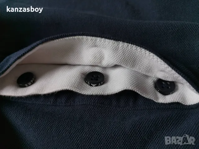 EMPORIO ARMANI POLO - страхотна мъжка тениска XL, снимка 8 - Тениски - 50197270