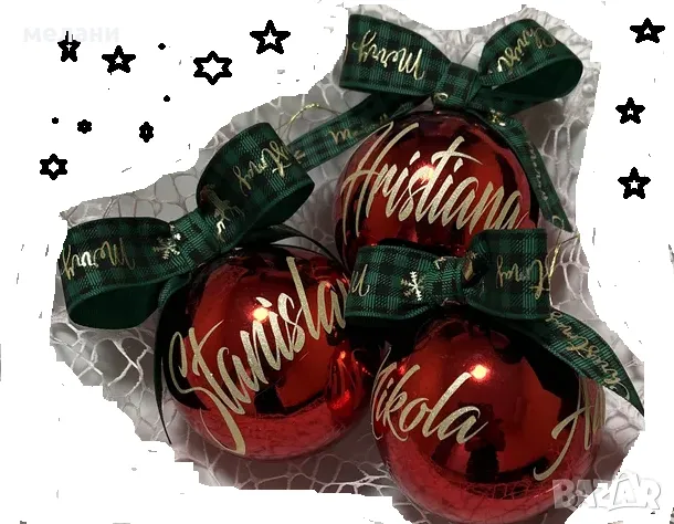 Персонализирана коледна топка, снимка 3 - Други - 48135789