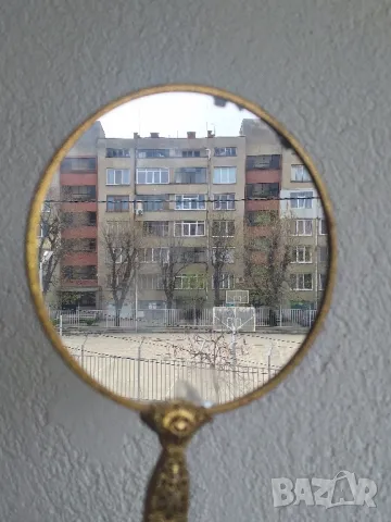 френско старо бронзово vintage огледало , снимка 13 - Антикварни и старинни предмети - 49781635