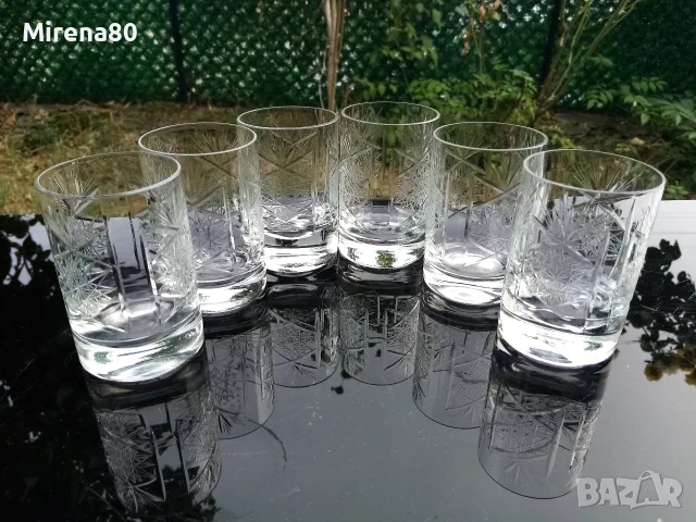 Български кристален сервиз за ракия - СИП