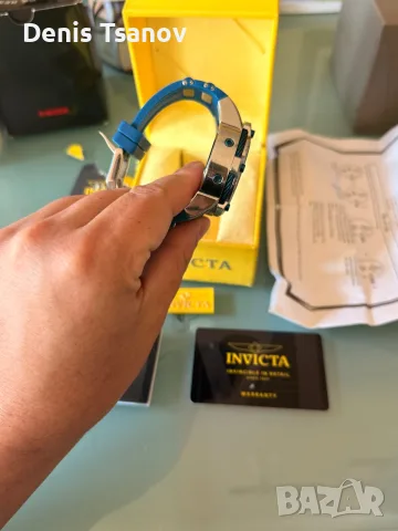 Продавам оригинален INVICTA BOLT 25465 – Blue/Silver, 51.5 mm, снимка 4 - Мъжки - 55805888
