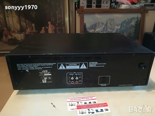 JVC TD-W254BK 3MOTOR REVERSE DECK X2 GERMANY 0507221302, снимка 13 - Декове - 37293138