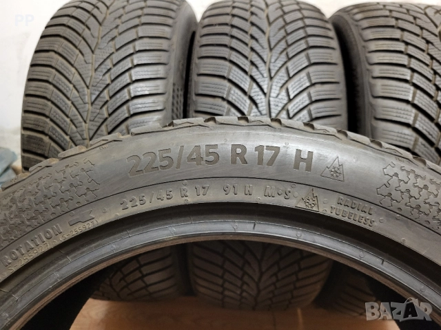 225/45/17 Continental Dot23 / зимни гуми, снимка 7 - Гуми и джанти - 52637558