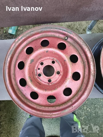 Стоманени джанти 15 цола 5х98 заАлфа 156, 147 и ГТ, снимка 6 - Гуми и джанти - 50496610