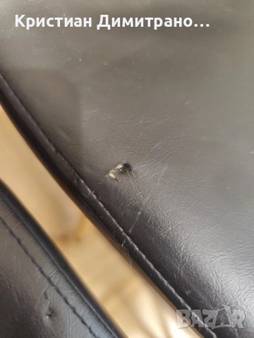 бар столове черна кожа, снимка 4 - Столове - 53187311