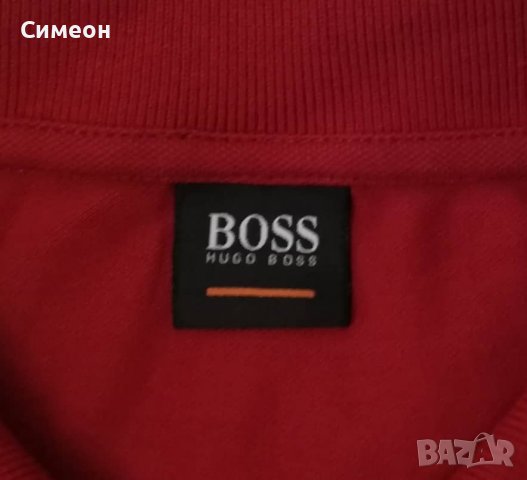 Hugo BOSS Polo Shirt оригинална тениска L памучна поло фланелка, снимка 3 - Тениски - 38112111