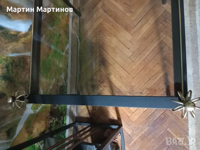Тръбна Маса с Месинг, снимка 5 - Антикварни и старинни предмети - 56449011