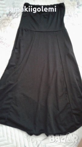 Черна рокля бюстие 