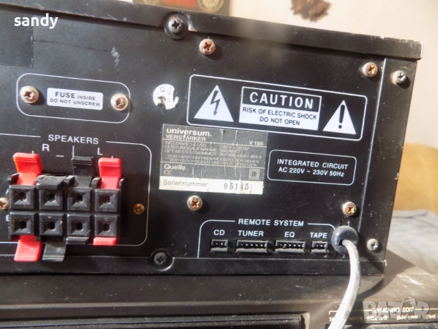 Усилвател UNIWERSUM и тонколони DENON, снимка 8 - Ресийвъри, усилватели, смесителни пултове - 52522748