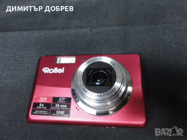 ЦИФРОВ ФОТОАПАРАТ ROLLEI COMPACTLINE 350 12.0 MP DIGITAL CAMERA, снимка 5 - Фотоапарати - 52188076
