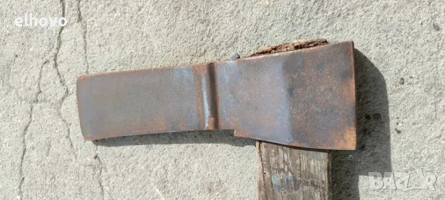 Стара брадва с дълга дръжка#31, снимка 3 - Антикварни и старинни предмети - 49449375