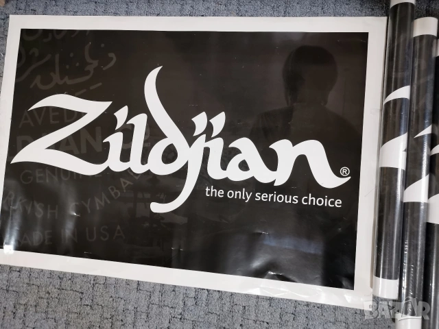 Колекция рекламни плакати банери стикери Ibanez Zildjian Tama Peavey Marshall, снимка 3 - Колекции - 54041529