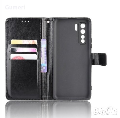 Huawei P40 lite 5G Калъф тип тефтер , снимка 5 - Калъфи, кейсове - 30304513