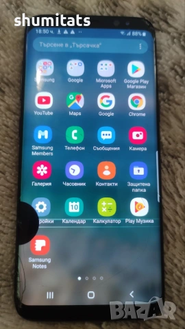 Samsung S8 пукнат дисплей, снимка 2 - Samsung - 53057397