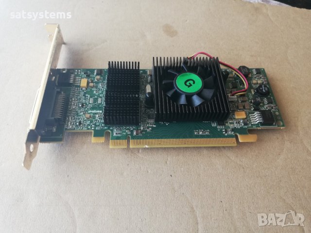 Видео карта Matrox MGI QID-E128LPAF F7208-01 REV:B Quad Display 128MB PCI-E, снимка 5 - Видеокарти - 37222393