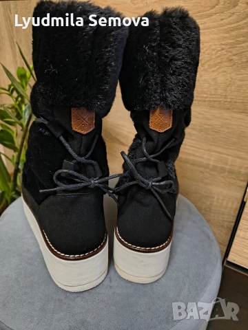 Дамски топли боти , снимка 2 - Дамски боти - 52791693