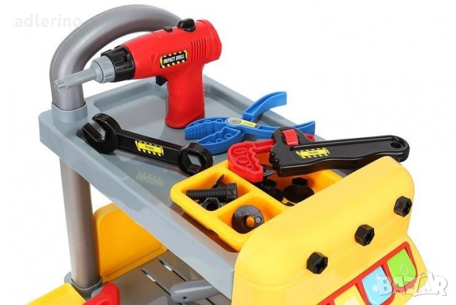  Детска игра Количка за инструменти, игра за деца - инструменти, малък майстор -5% Ново, снимка 11 - Коли, камиони, мотори, писти - 34164014