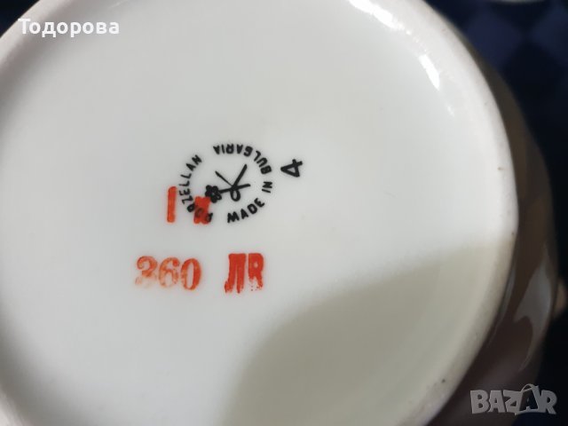 Порцеланов сервиз за чай-Китка  с декор -Ябълков цвят, снимка 7 - Сервизи - 42612581