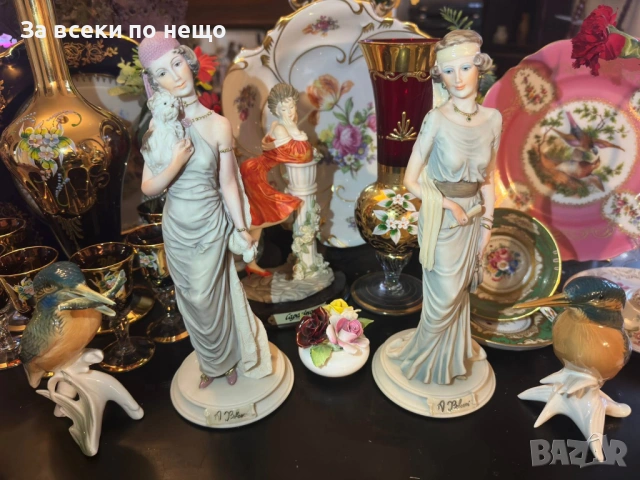 Capodimonte Italy  Circa 1987 Dear Studio figurine of an elegant lady’s Код P2068, снимка 15 - Декорация за дома - 53998008