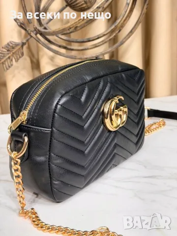 Gucci Дамска Чанта С Дълга Дръжка Синджир За През Рамо Гучи - Различни Цветове Код E5, снимка 2 - Чанти - 55788750