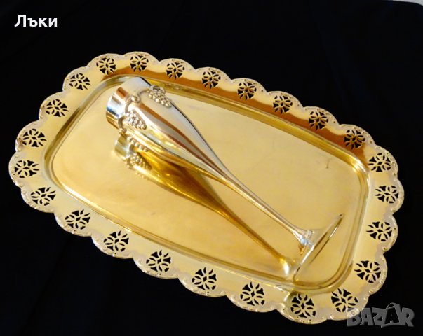 Бронзов бокал,чаша за вино,уникален релеф грозде. , снимка 5 - Антикварни и старинни предмети - 31529051