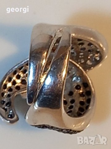 Отворен сребърен пръстен с камъни , снимка 13 - Пръстени - 39610679