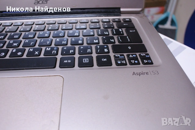 Лаптоп Acer Aspire S3 i3 4GB, снимка 5 - Лаптопи за дома - 53340840