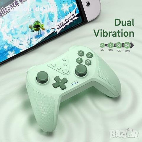 Нов безжичен джойстик контролер за Nintendo Switch/Lite/OLED игри геймър, снимка 5 - Аксесоари - 42242463
