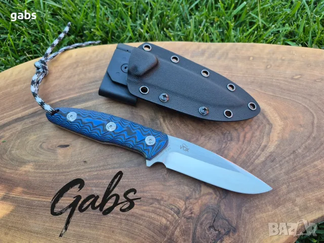 Нож с фиксирано острие FOX Knives FX529,фултанг с тактическа кания, снимка 3 - Ножове - 55922510