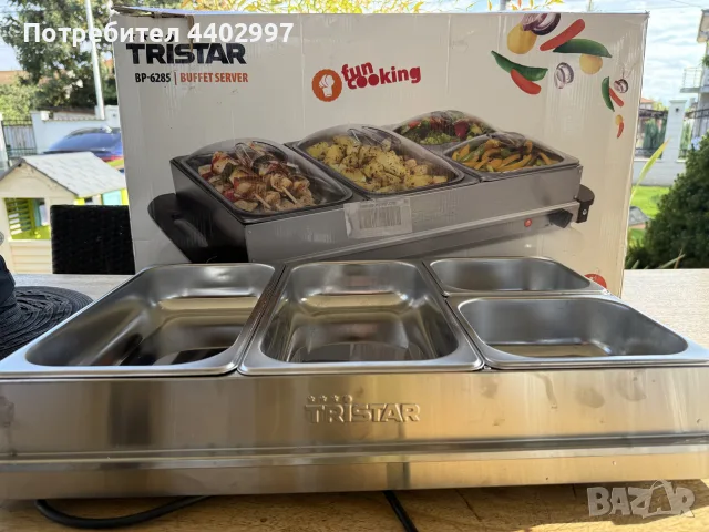 Уред за поддържане на храната топла buffet server Tristar