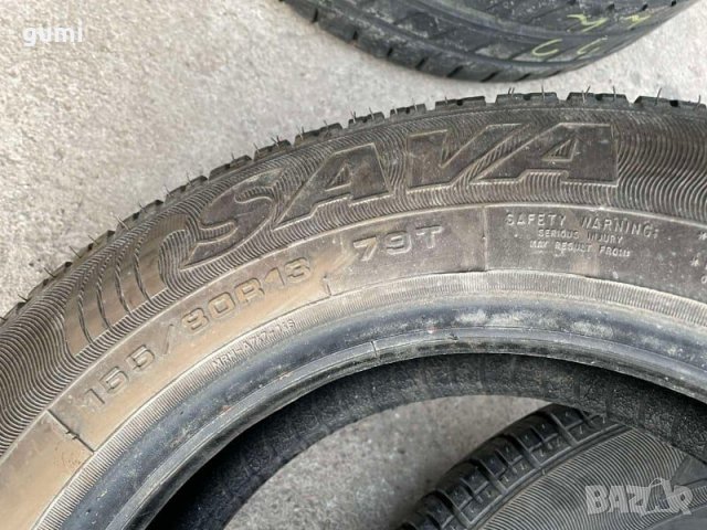 4бр. летни гуми 155/80/13 SAVA, H363, снимка 6 - Гуми и джанти - 36880462