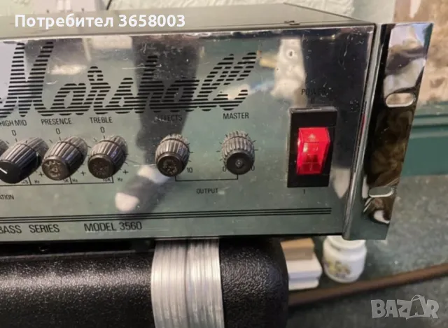 Бас Усилвател Marshall 25/50 Jubilee Bass Series Model 3560 - 600w, снимка 5 - Китари - 48977070