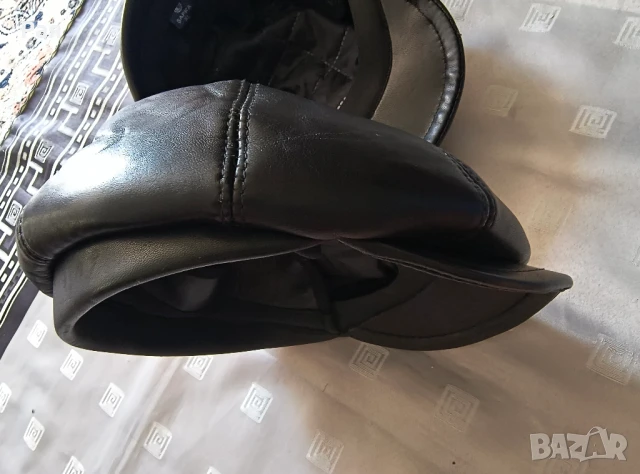 Мъжко кожено бомбе , снимка 5 - Шапки - 50812479