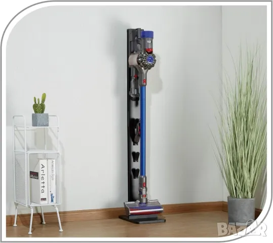 Продавам чисто нова стойка за прахосмукачки Dyson - PureMounts PM-VAC-00, внос от Германия., снимка 4 - Прахосмукачки - 48127629