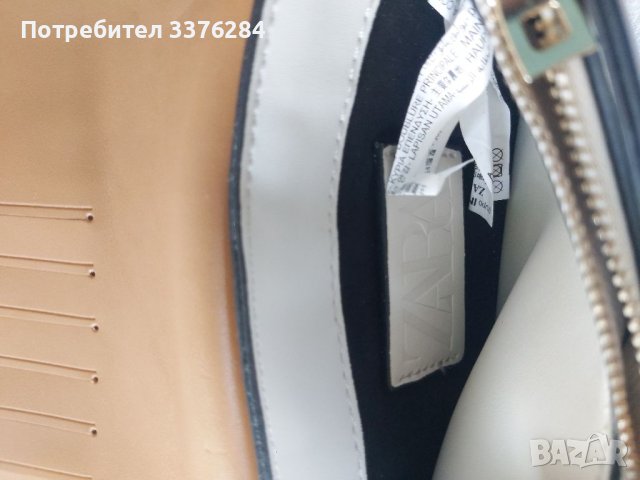 Оригинална елегантна кожена чанта ZARA, снимка 9 - Чанти - 40835883