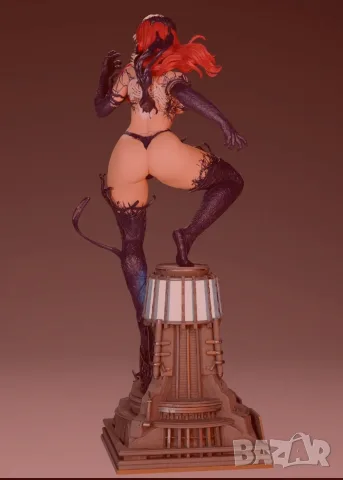 Мери Джейн Веномизирана от Спайдър - мен - статуя / Mary Jane Venomized from Spider - men Univer, снимка 6 - Фигурки - 53288754