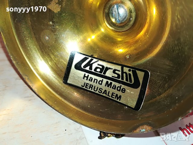 евреиски свещник от франция 18х16х7см 2012221155, снимка 8 - Други ценни предмети - 39064454