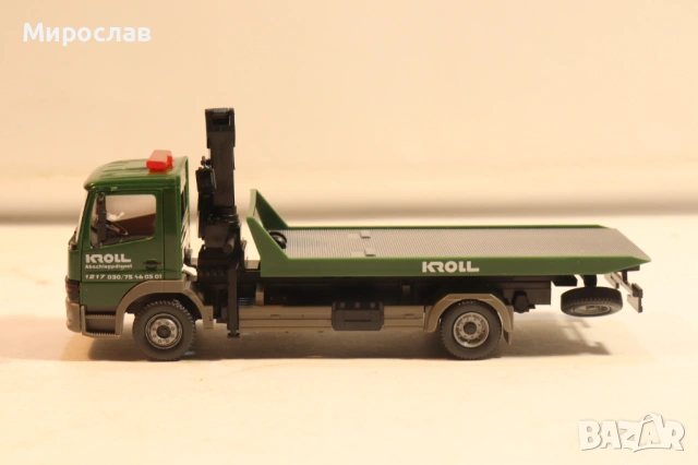 WIKING H0 1/87 MERCEDES ATEGO  РЕПАТРАК ПЛАТФОРМА КАМИОН МОДЕЛ