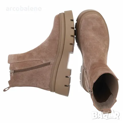 Дамски боти Челси от естествена кожа, 3цвята , снимка 3 - Дамски боти - 48158075