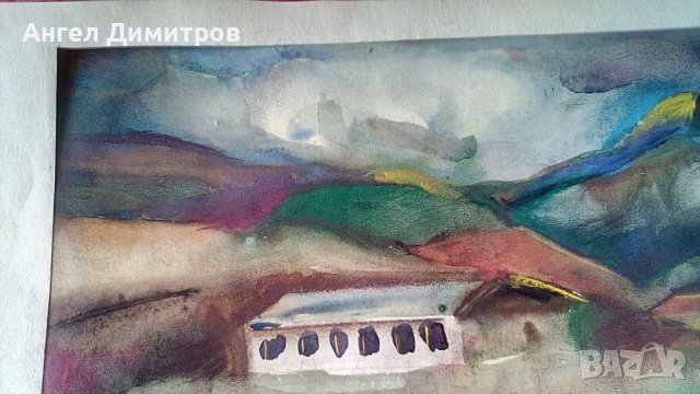 Стар акварел , снимка 7 - Картини - 38484767